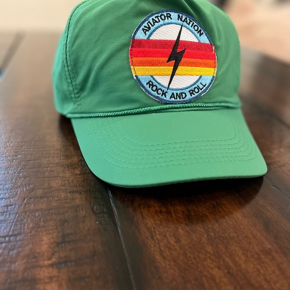 Brand New ! Never been worn rare Rock and Roll Aviator Nation nylon hat. main image 4